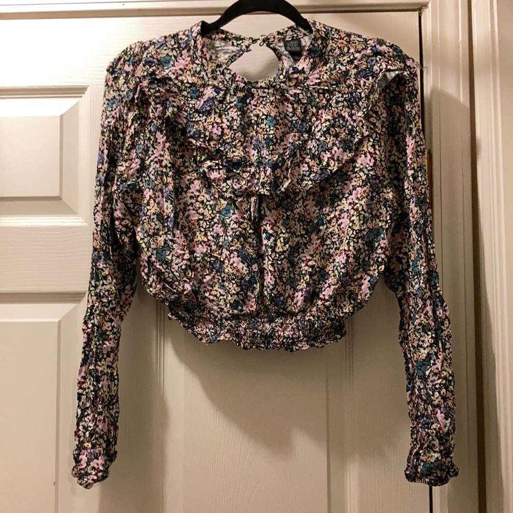 Wild Fable Green floral Top